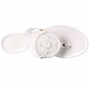 Size 8 White Jack Roger Sandals